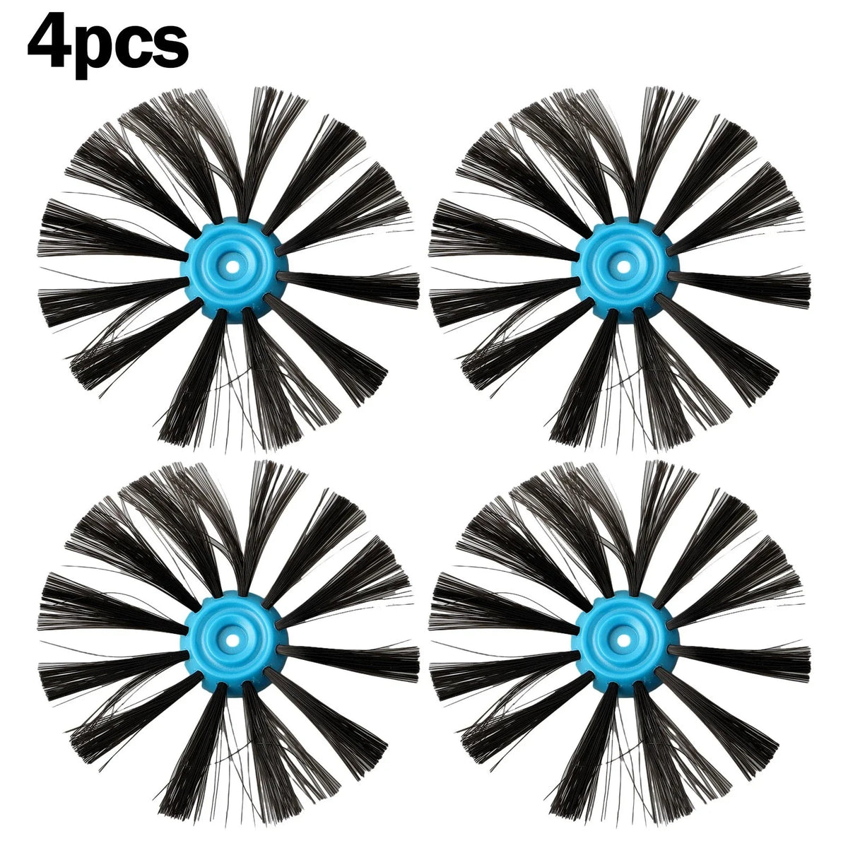 Set of 4 Side Brushes for Bissell SpinWave 3115 EV675 (Compatible)