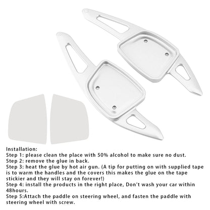 Steering Wheel Paddle Shifter Extension for Audi A3 A4 A6 (2010–2020)