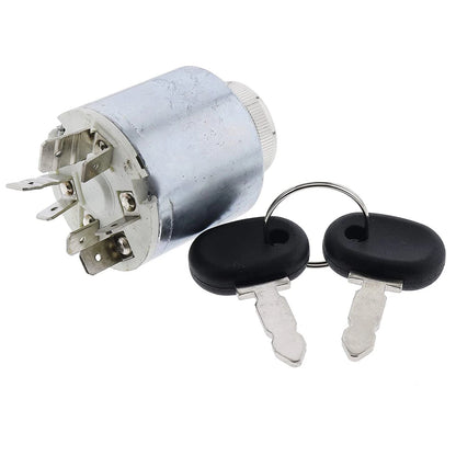 Ignition Switch for Case JX80, Fiat 55-46, New Holland 3830 (5112124, 4998108)