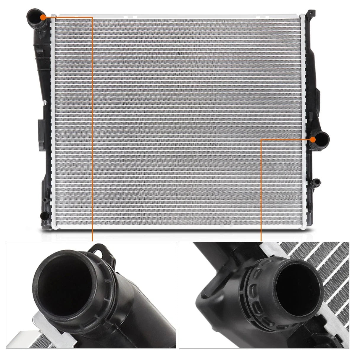 OE Style Aluminum Core Radiator for BMW X3 3.0L (2007–2010) DPI-13277