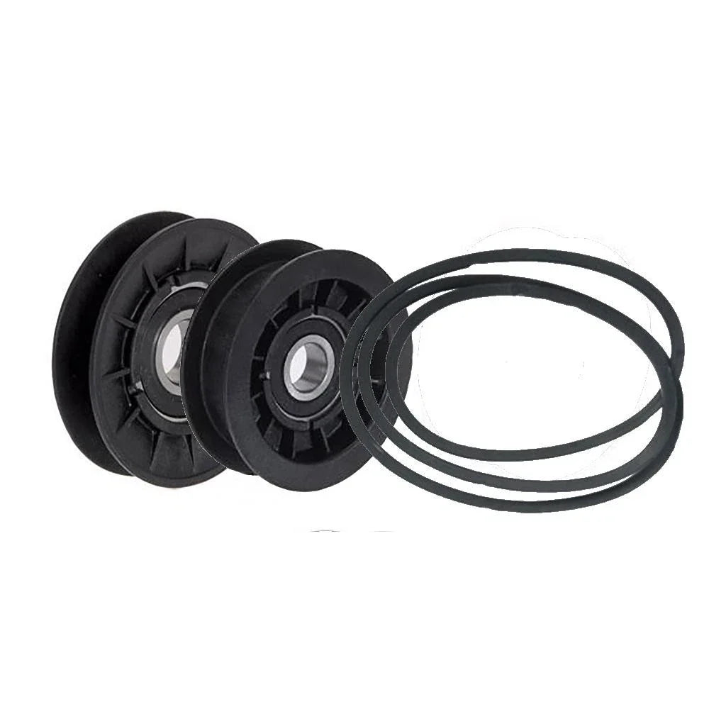 Idler Pulley Kit with Transmission Drive Belt for John Deere L111 L118 L120 L130 (2001–2006)