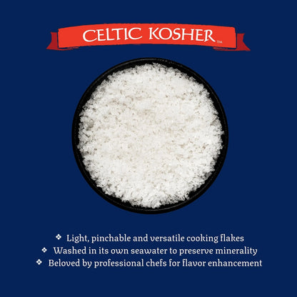 Celtic Sea Salt Kosher Unrefined Salt 16 Ounce (Pack of 1)