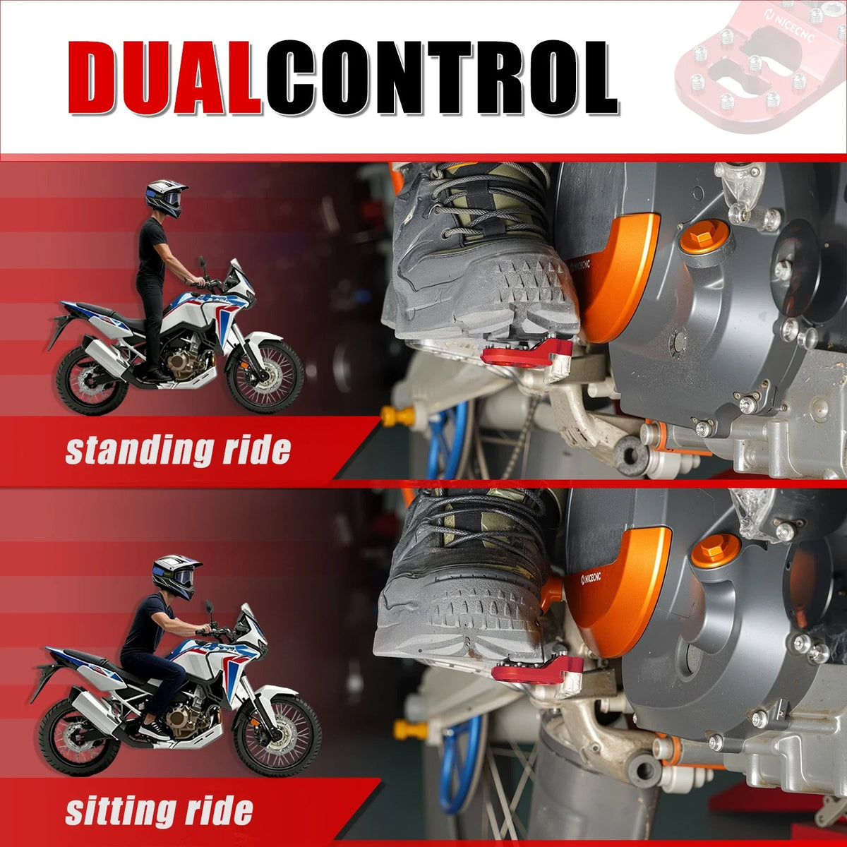 Brake Lever Pedal Extender Pad for BETA RR 200/250/300/390/430/450/480 (2013–2023)