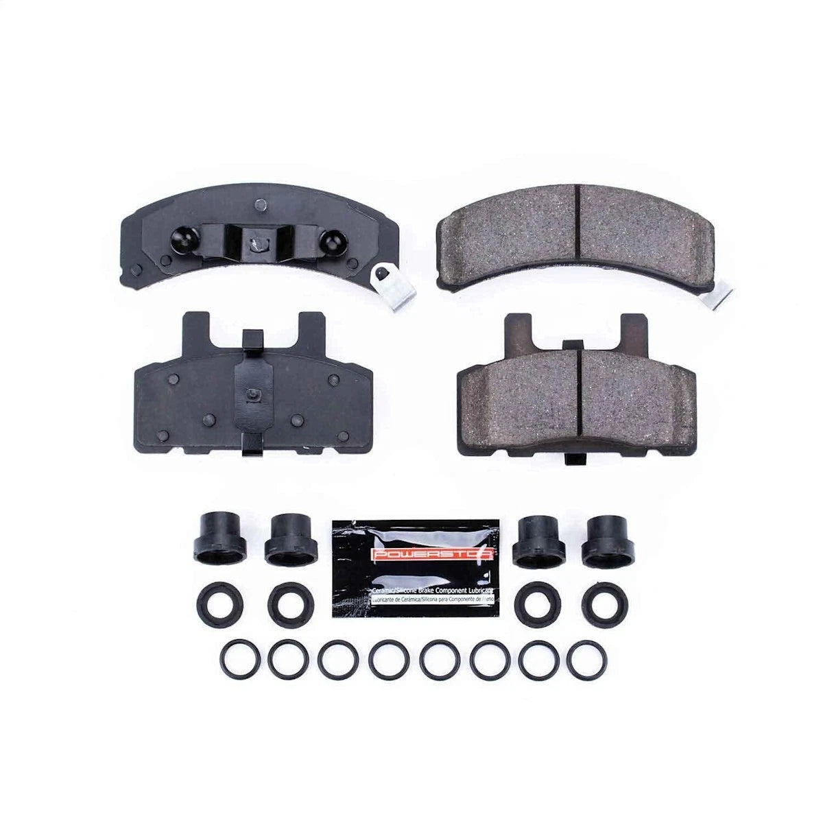 2X Z23-369 Brake Pad Set Front for Chevy GMC K2500 C1500 C2500 (1988–1989)