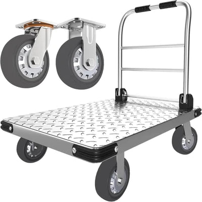 Heavy Duty Folding Dolly Cart Hand Truck 2000 lb Utility Trolley