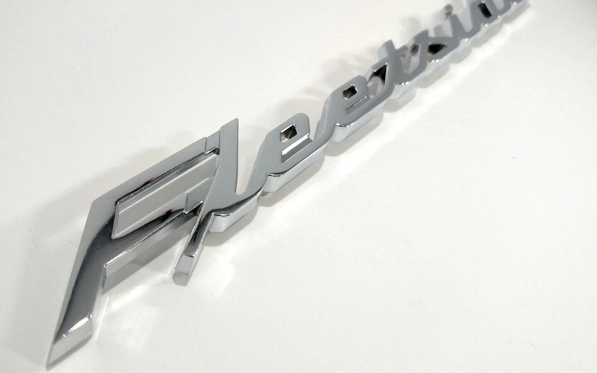 Chrome Fleetside Emblems and Hardware for 1958–1959 Chevy Truck Bed Script