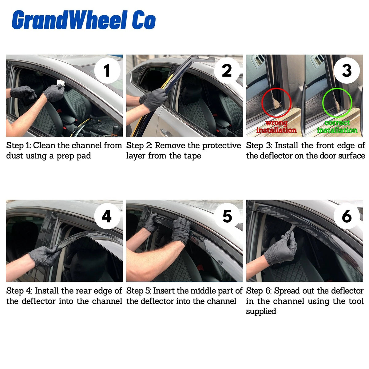 Rain Guards Vent Visors for Jeep Grand Cherokee (2022–2025) GW0936