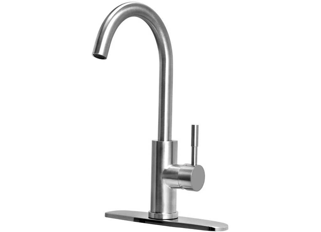 Dura Faucet Gooseneck Kitchen Faucet for RV (No Part Numbers)