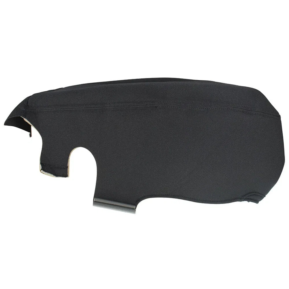 Driver Bottom Seat Cover for Chevy Silverado 1500 2500 3500 (2007–2014) Black Cloth