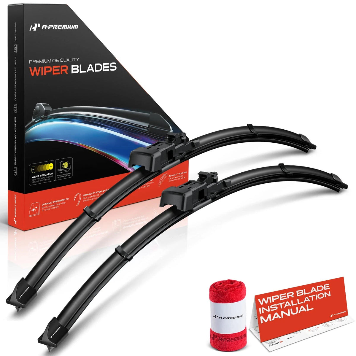 2X Front 24" & 20" Windshield Wiper Blades for Hyundai Genesis (2009–2011)