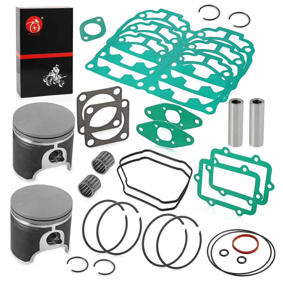 Top End Rebuild Kit Pistons 82mm STD Ring Gasket for Ski-Doo Summit 800 (2003–2006)