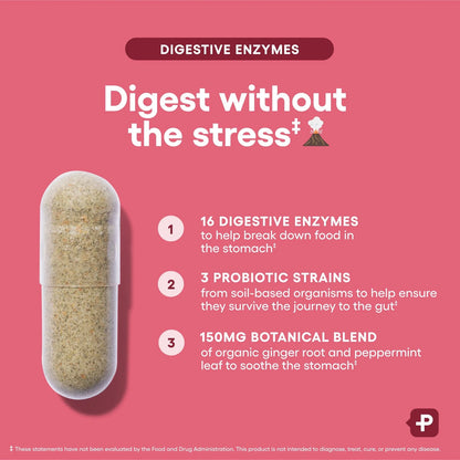 Digestive Enzymes for Bloating 180 Count (Pack of 1)