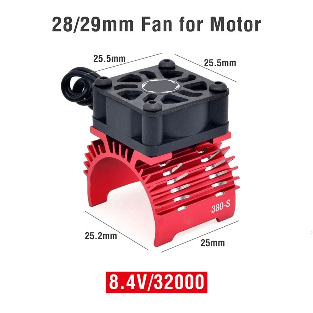 RC Motor Cooler Fan Set of 2 for 380 390 Motors (28 29 36mm)