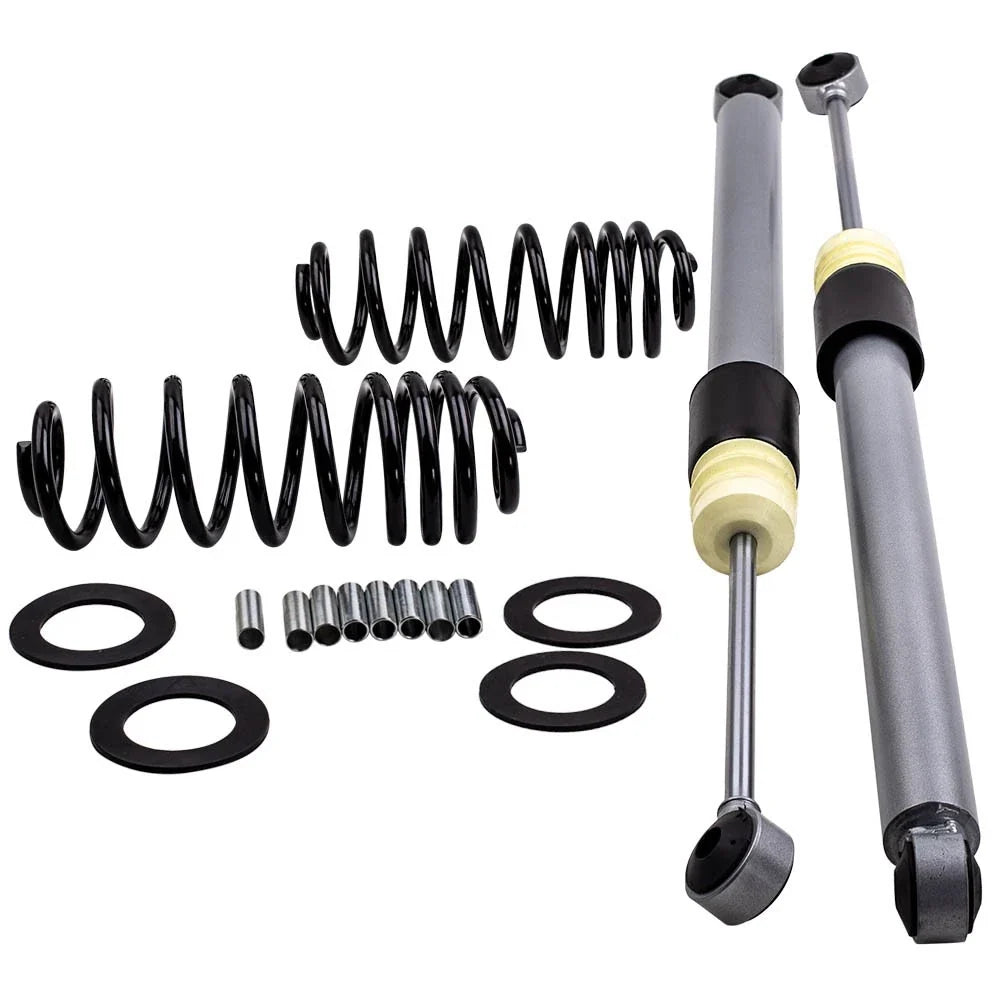 Rear Air to Coil Spring Conversion Kit w/ Shocks for Hummer H2 (2003–2009) 15938306