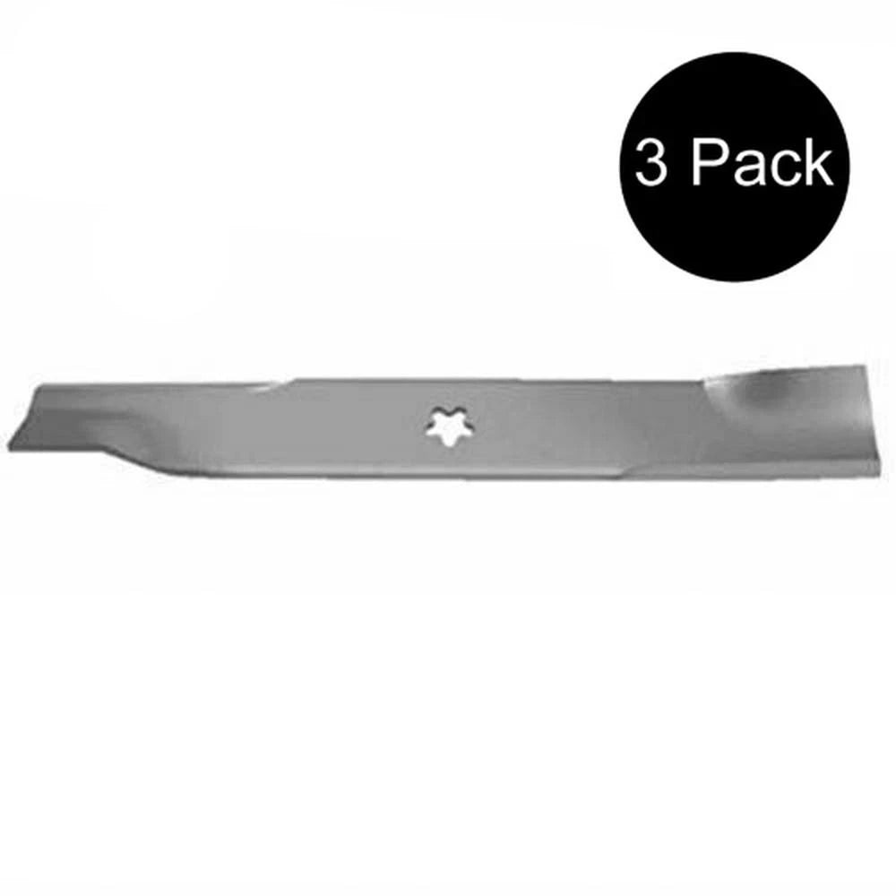 Set of 3 Replacement Mower Blades for Husqvarna 52" Cut (Fits Various)