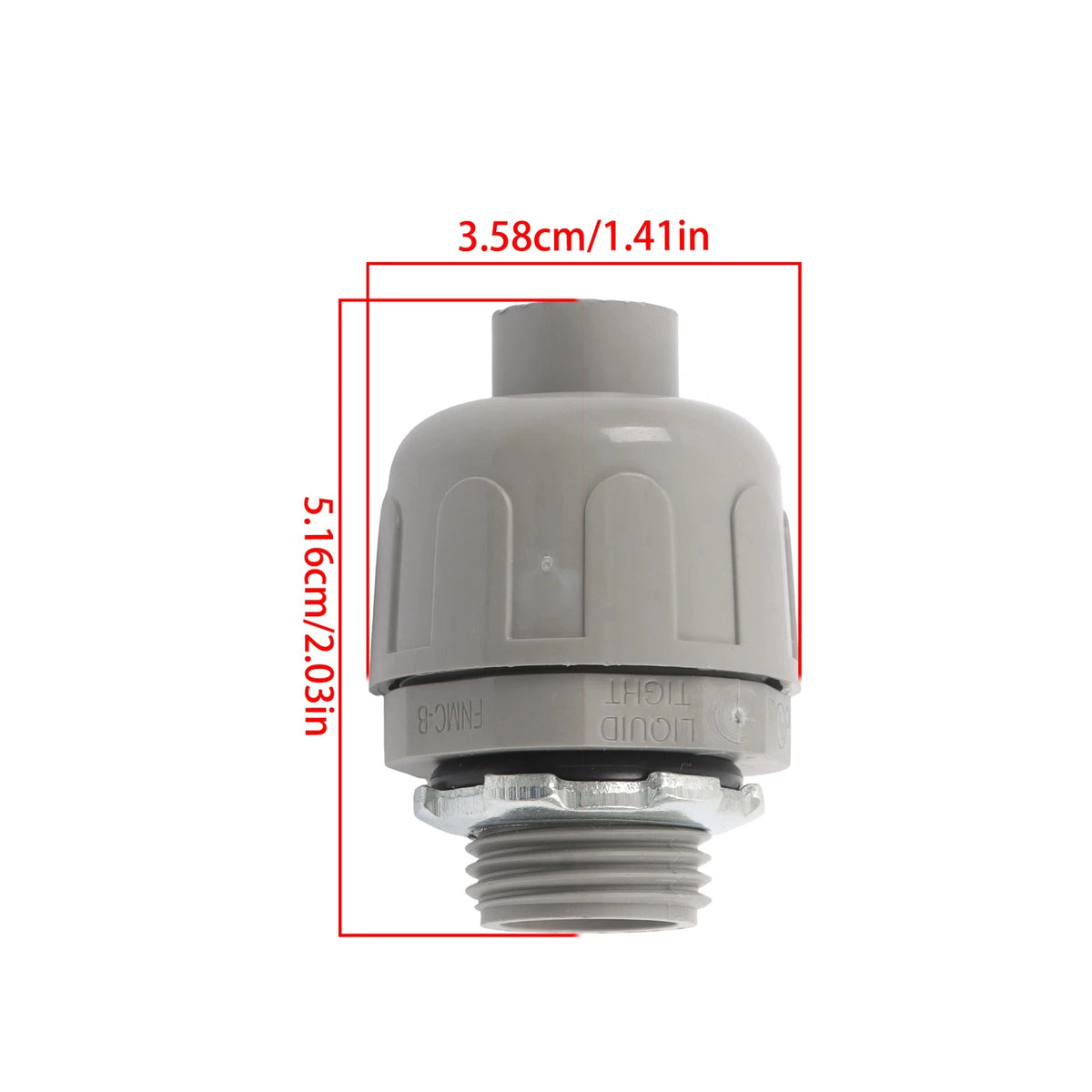 150 Pcs 1/2 Inch Liquid Tight Connector PVC Electrical Conduit Fittings