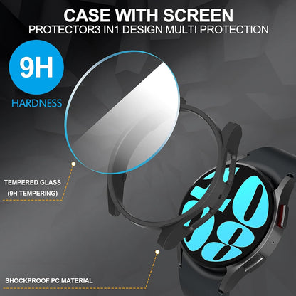 2X Tempered Glass Screen Protector for Samsung Galaxy Watch 4 5 6 7
