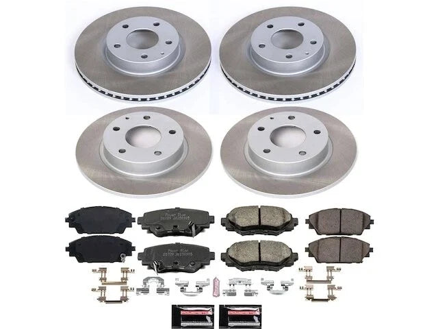 Front and Rear Brake Pad and Rotor Kit for Mazda 3 (2014–2016) FM712ZQ
