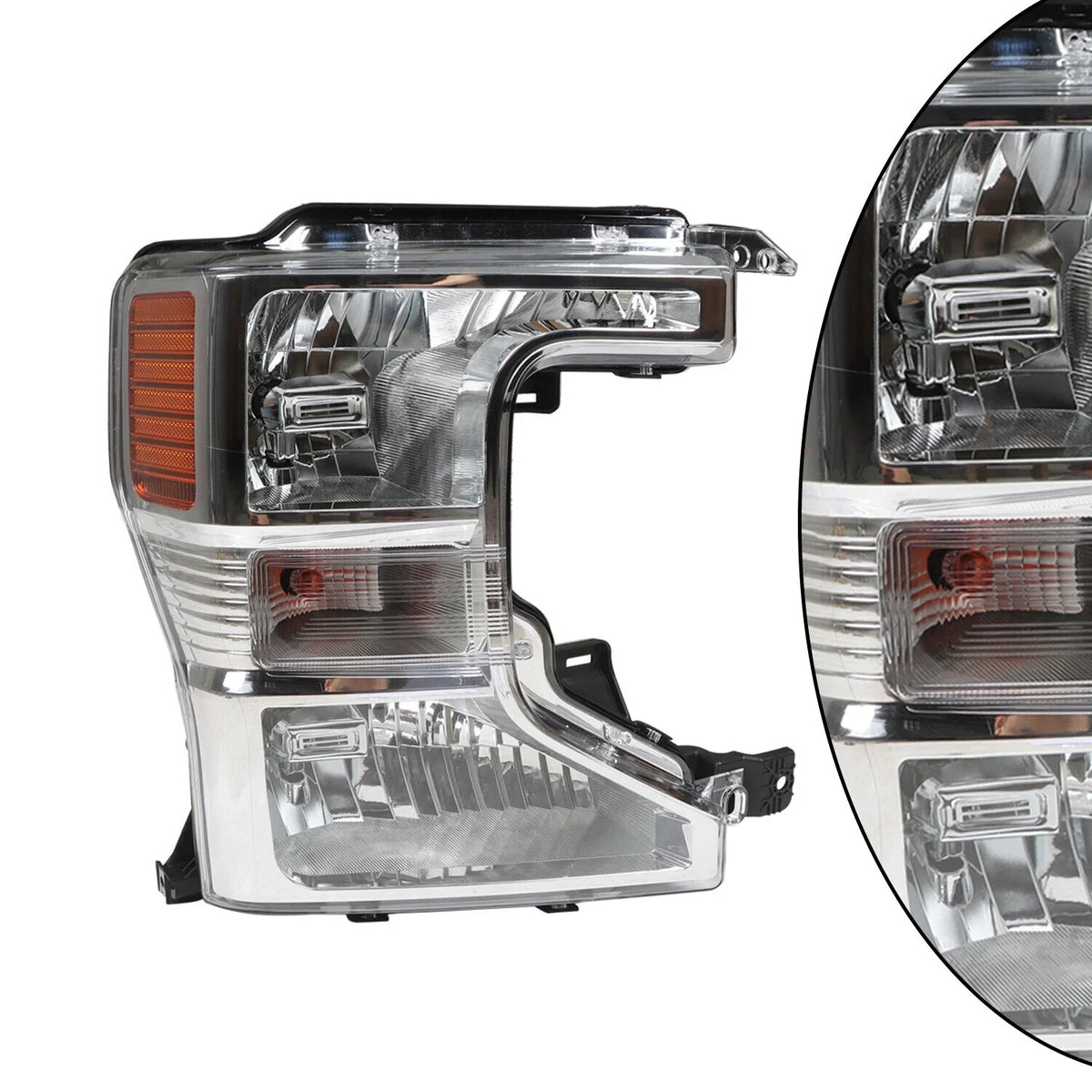 Set of 2 Halogen Headlights for Ford F-250 F-350 Super Duty (2020–2022)