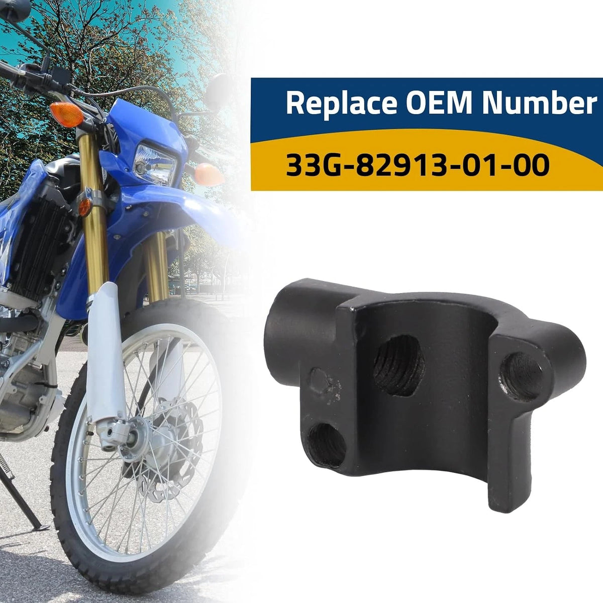 Lower Clutch Perch Lever Holder for Yamaha WR250R WR250X XT225 TT-R125E TT-R250 (33G-82913-01-00)
