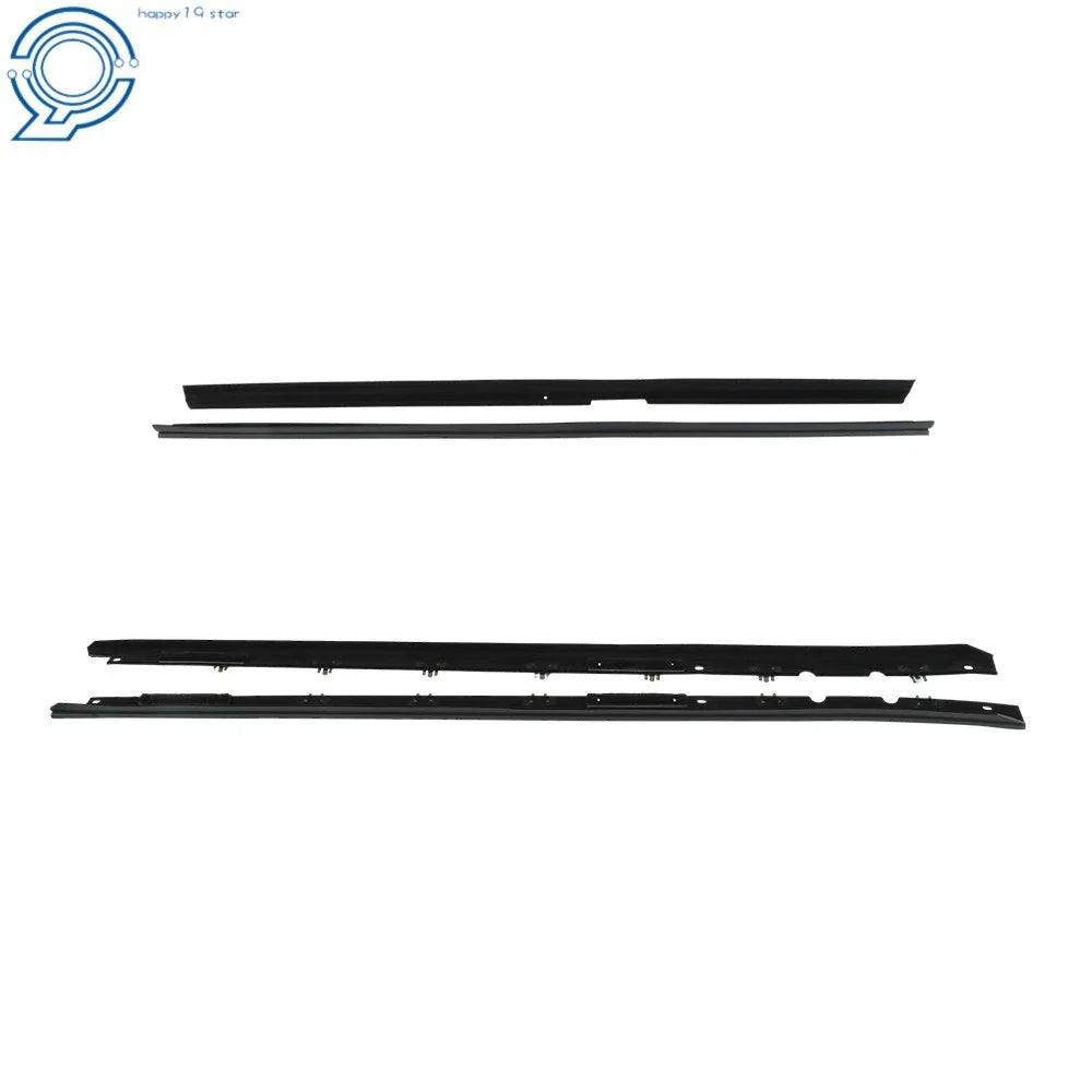 Set of 4 Window Sweep Weatherstrip Felt Seals for Chevrolet Corvette (1984–1989)