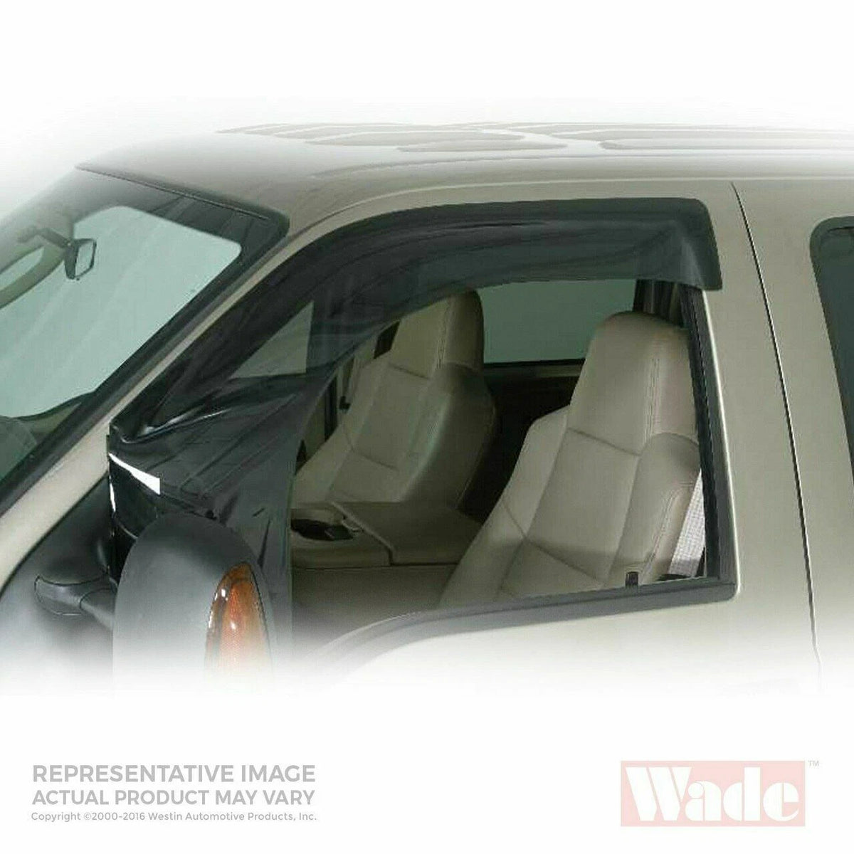 2X Smoke Window Visor Rain Deflector for Dodge Dakota (1987–1996) 34464