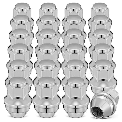 Chrome 14x1.5 Lug Nuts Acorn Seat for Ford F-150 Expedition Lincoln (2015–2024)