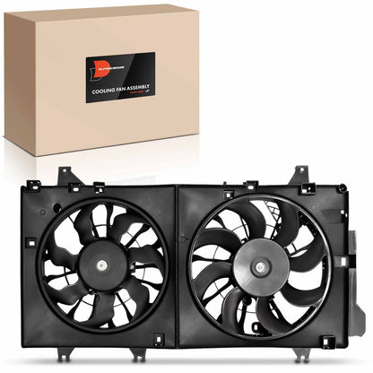 Dual Cooling Fan Assembly w/ Shroud for Mazda 3 (2014–2018) PE2015025, MA3115161, 623250