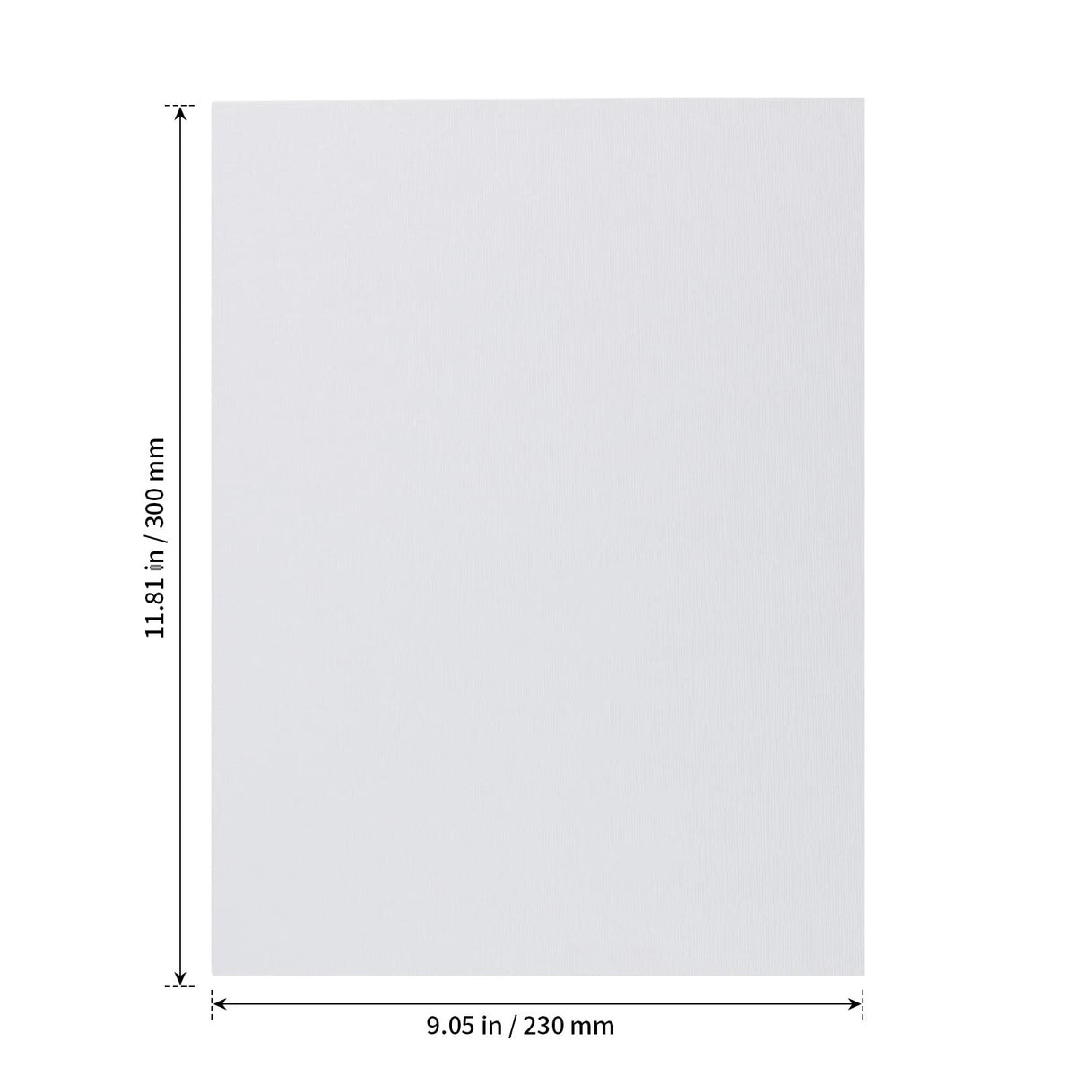 40 Pack Canvas Panels for Oil Watercolor Painting (9 x 11.8 Inch)