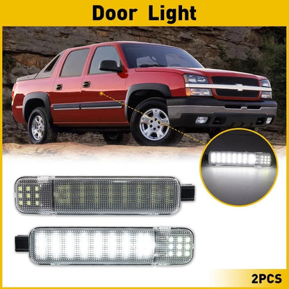 2X LED Door Courtesy Light for Chevy Silverado GMC Sierra Suburban Tahoe Yukon