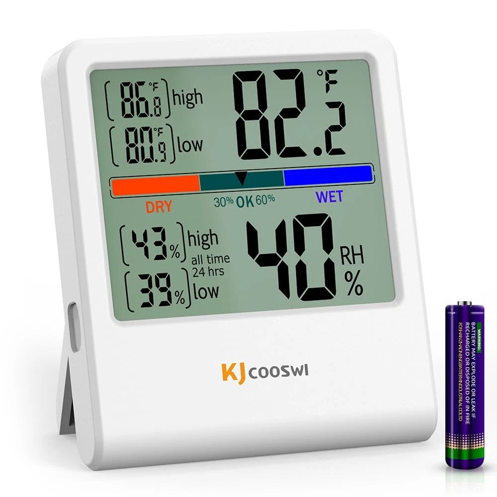 Digital Thermometer Hygrometer for Indoor Use