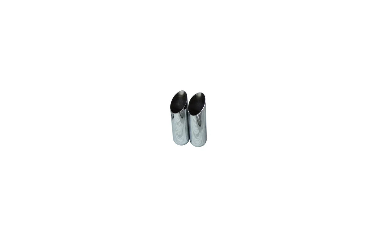 2.5" Dual Exhaust Kit for Chevy GMC 1500 (1996–1999) - Flowmaster 40 Slash Tip