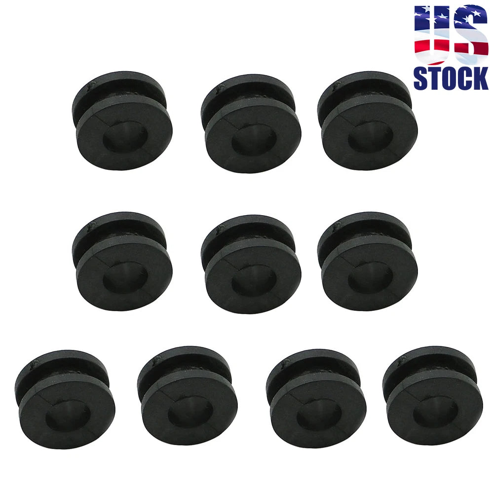 Set of 10 Rubber Fairing Grommets for Yamaha Honda Kawasaki Motorcycle