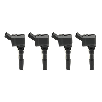 Ignition Coils Set of 4 for VW Golf Jetta Audi A3 (2015–2020) 18100818, UF718, 04C905110A, 04C905110B, 04C905110D, 04C905110H, 04E905110