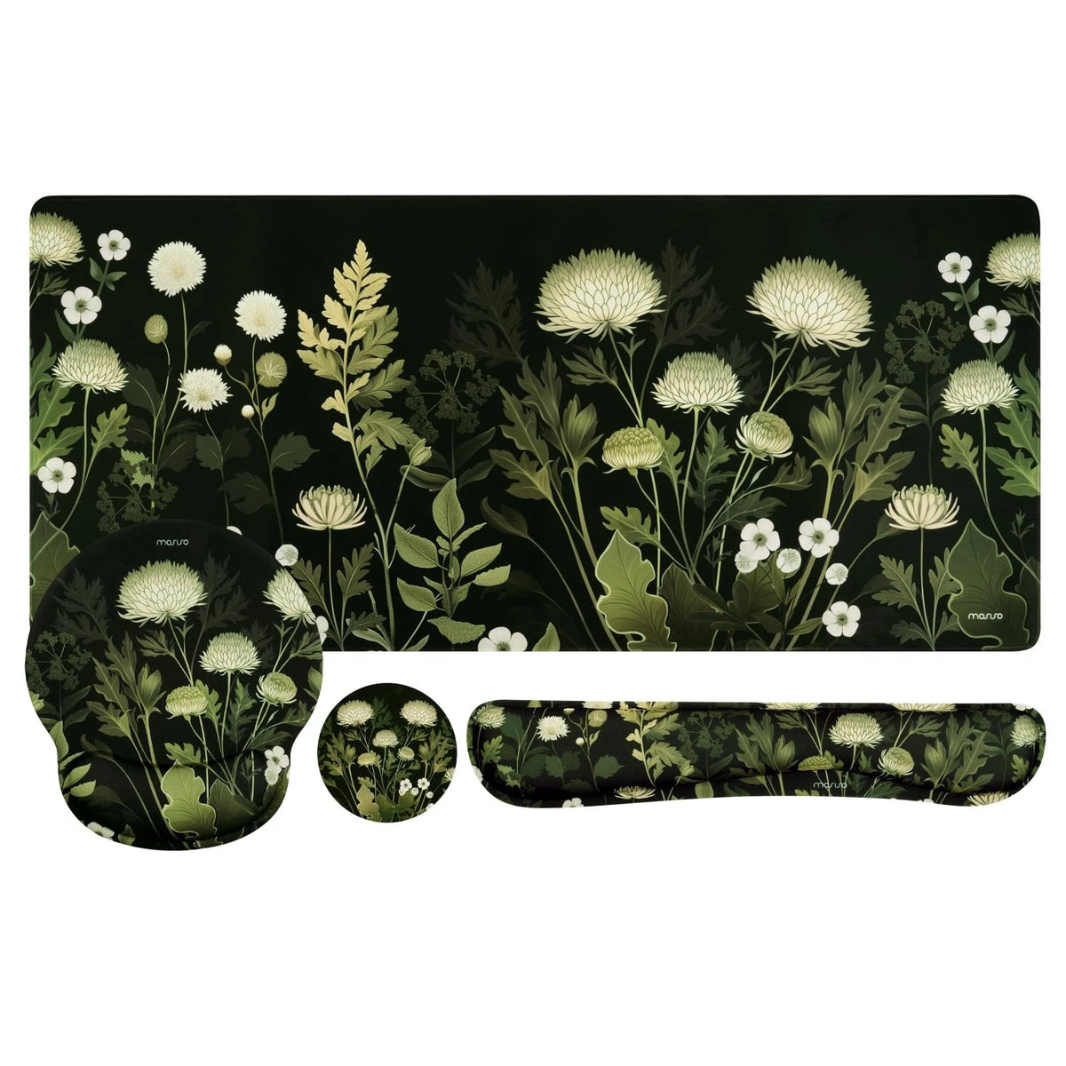 Wrist Rest Support Set for Keyboard Mouse Pad