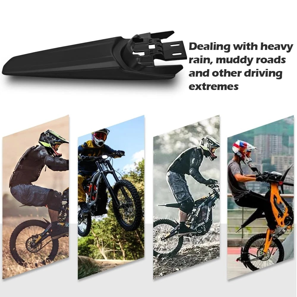 Extended Rear Fenders for Surron Light Bee X/S (2019–2023) Matte Black