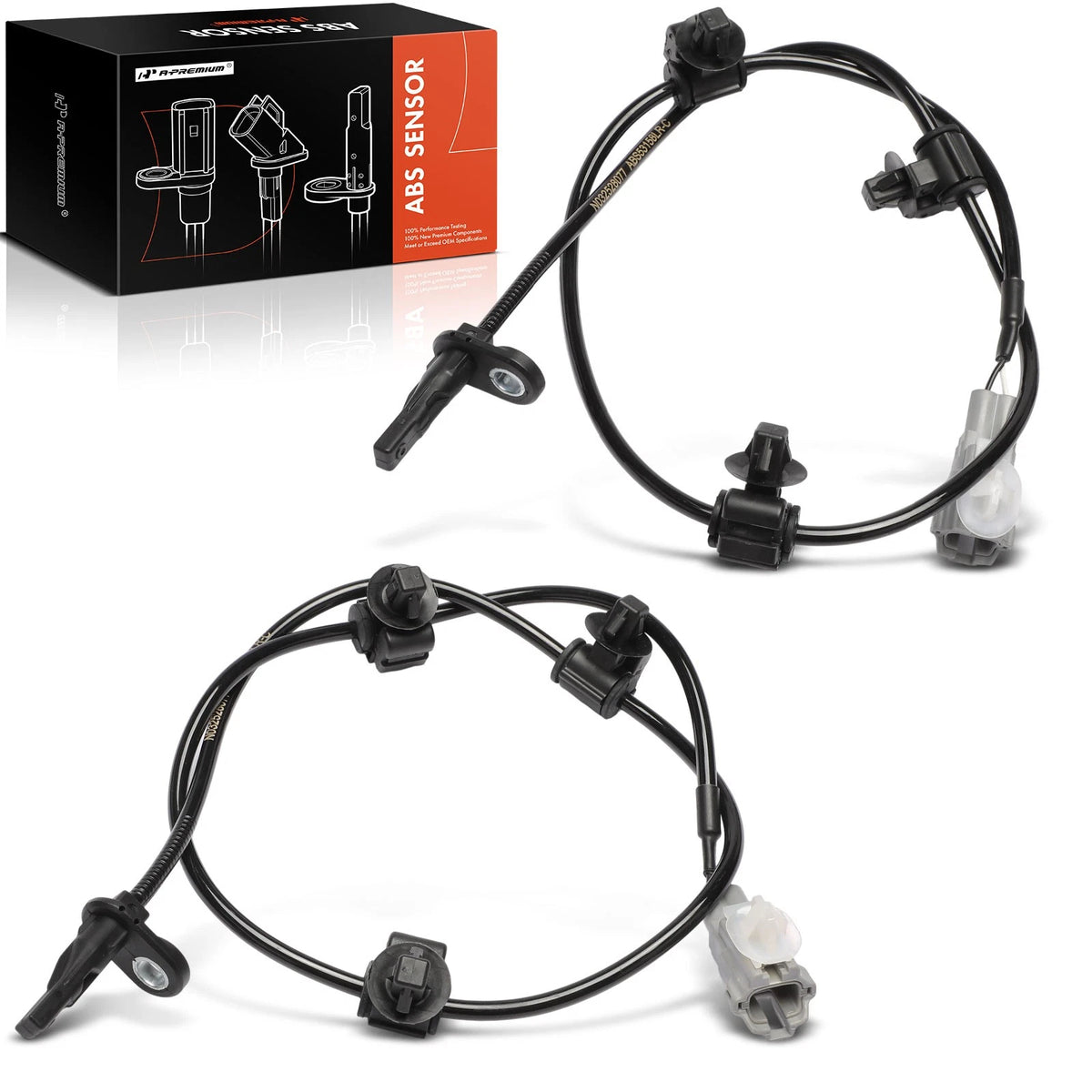 2X Rear ABS Wheel Speed Sensor for Subaru Legacy (2015–2019) 27540AL09A, 27540AL09B, 27540AL09C