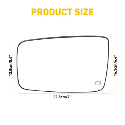 Heated Driver Side Left Rear View Mirror Glass for Dodge Ram Truck (2010–2019)