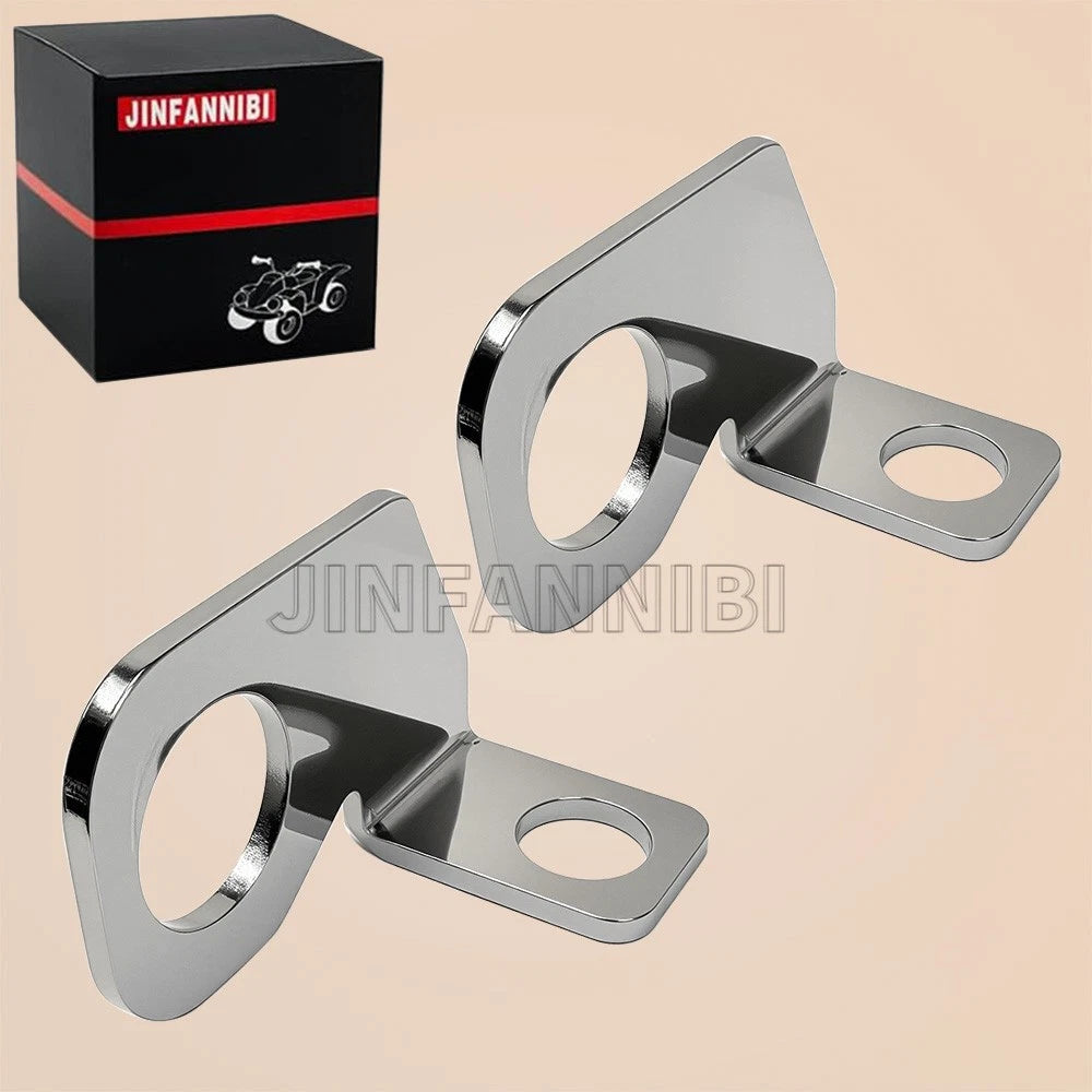 2X Rear Axle Safety Flag Whip Mount Bracket for Motorcycle (22.5mm)