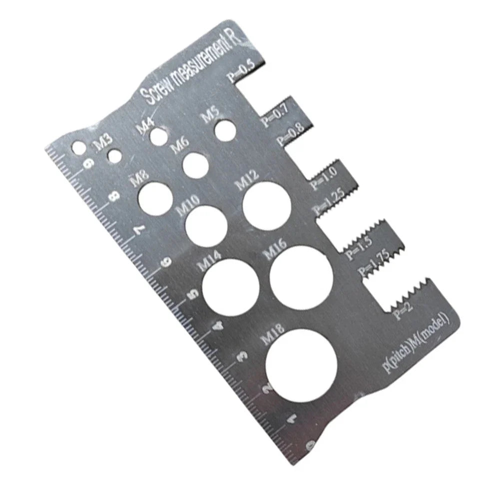 Stainless Steel Thread Gauge Kit for Home and Workshop