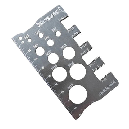 Stainless Steel Thread Gauge Kit for Home and Workshop