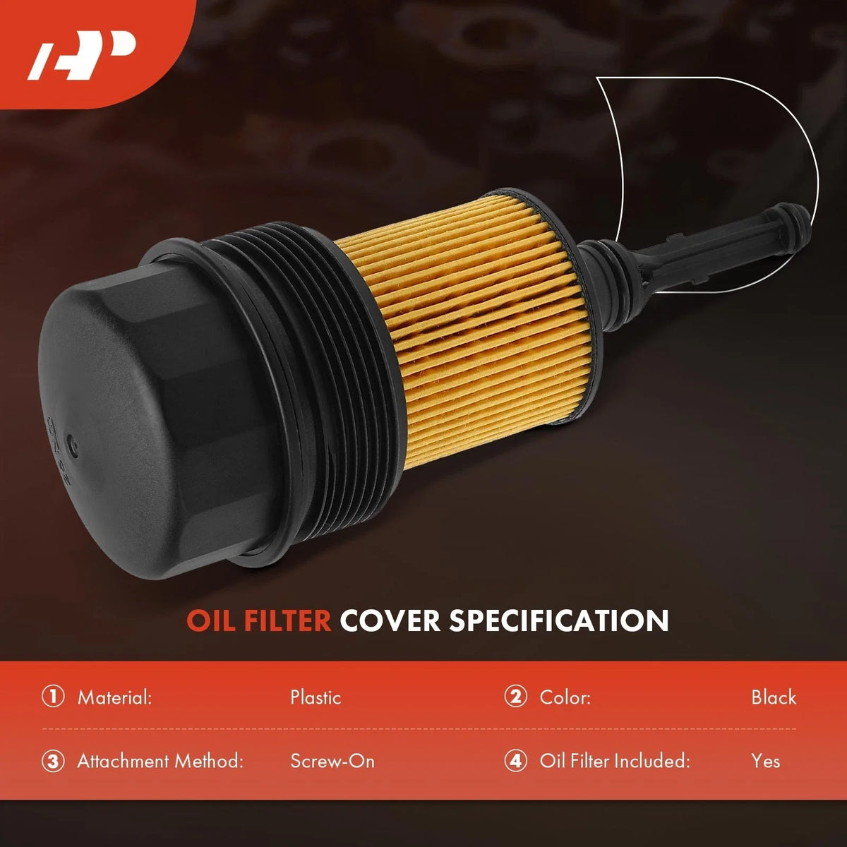 Engine Oil Filter Cover for Dodge Sprinter 2500/3500 (2003–2006)