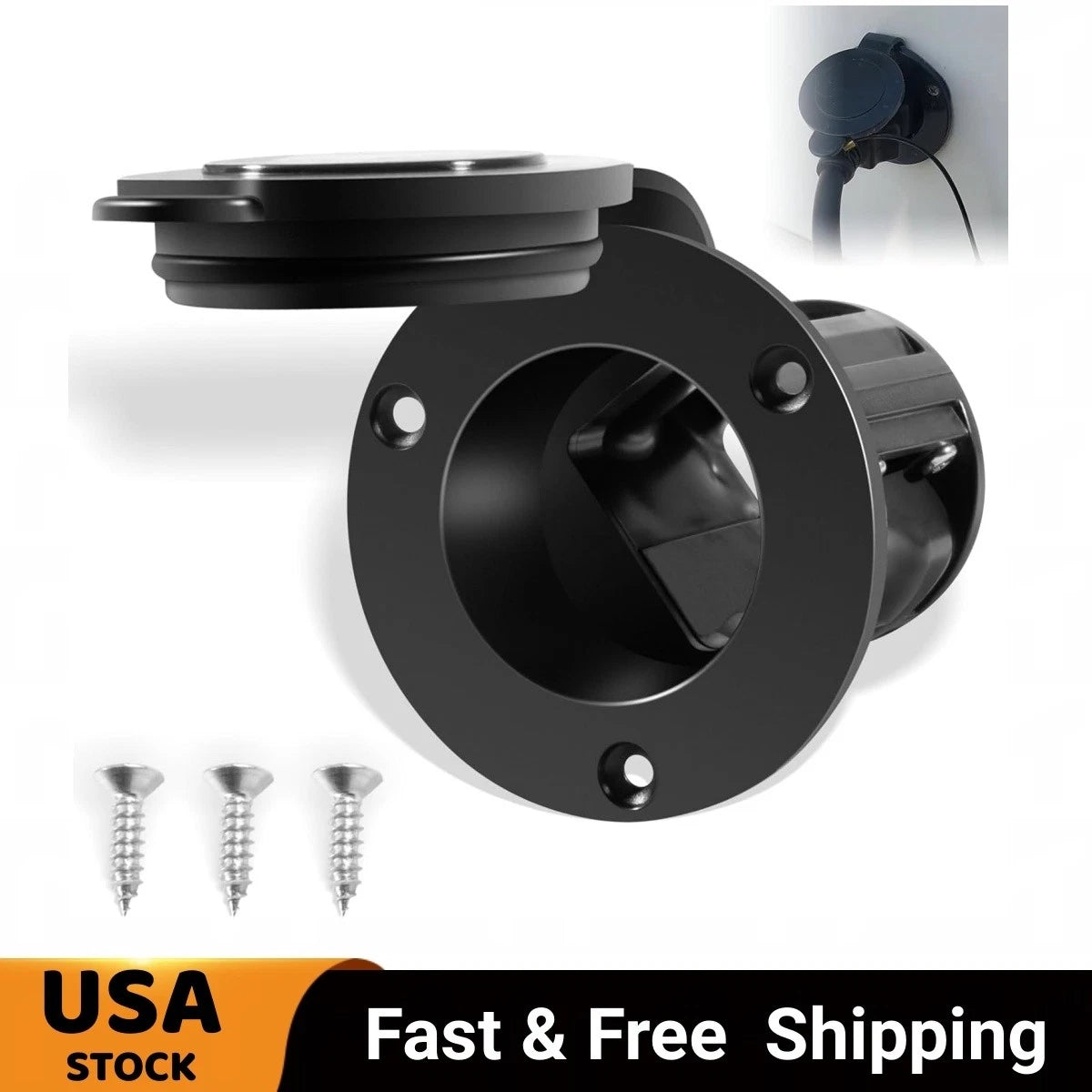 Flush Mount Power Port for Cannon Downriggers (1903012)