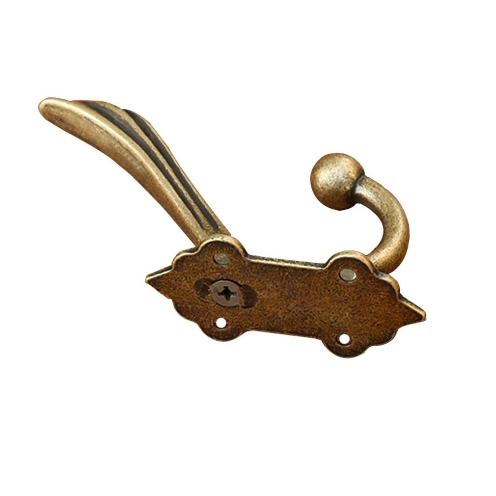 2Pcs Antique Solid Brass Hardware for Various Applications