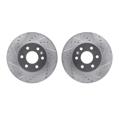Brake Rotor Set for GMC Canyon (2015–2020) ALX-PAU-DF-7002-48034-CLA2, Drilled & Slotted