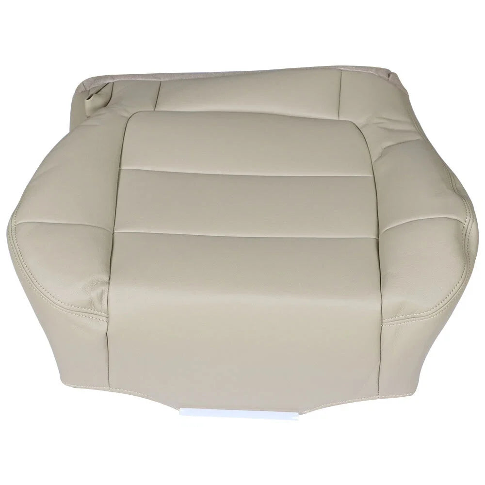 Driver Bottom Seat Cover for Ford F250 F350 Super Duty (2002–2007) Beige
