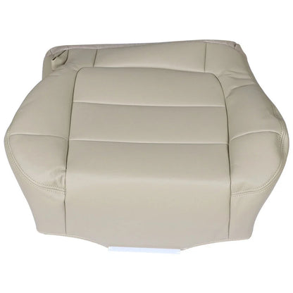 Driver Bottom Seat Cover for Ford F250 F350 Super Duty (2002–2007) Beige