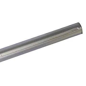 1-1/4" Hollow Aluminum Axle 38" Snap Ring .195 Wall Silver