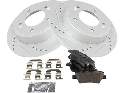 Brake Pad and Rotor Kit for Hyundai Kona (2021–2023) 62492PGFX
