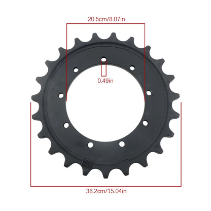 Drive Sprocket RD118-14433 for Kubota KX040-4 KX121-3 KX121-3ST (2015–2023)
